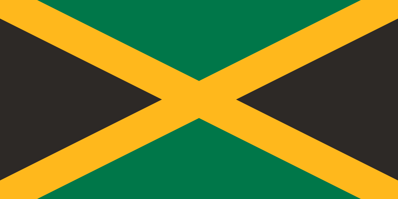 Jamaica Flag - 5ft x 3ft / 150cm x 90cm
