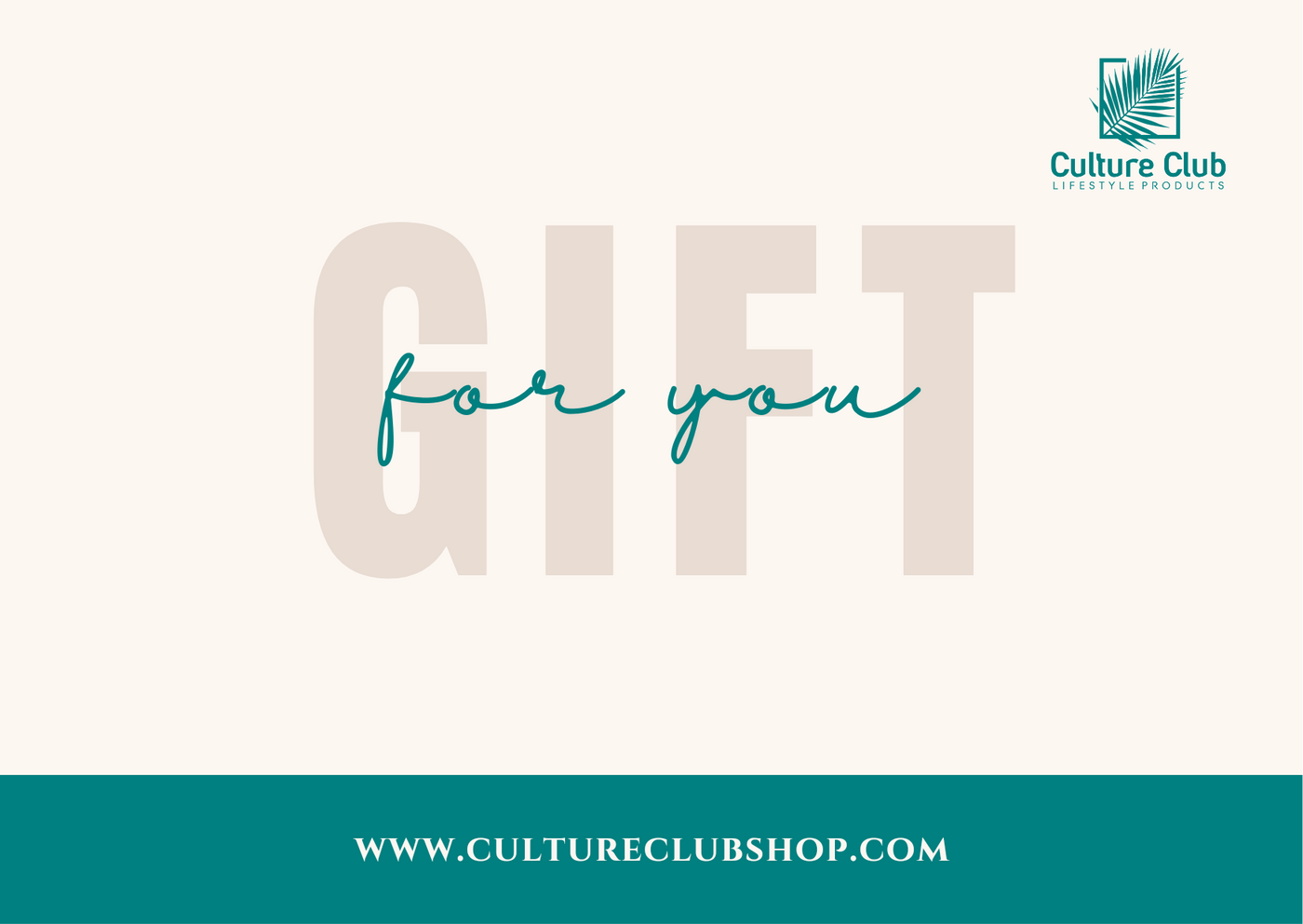 Culture Club Shop Gift Card