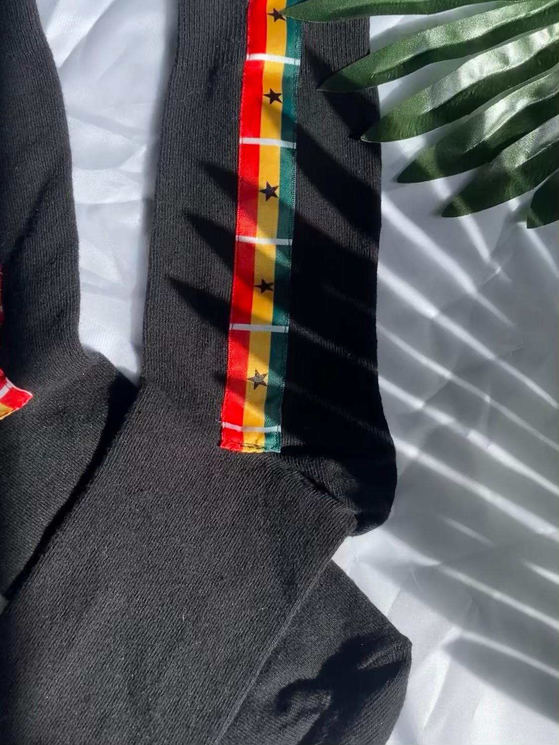 Socks with Ghana Flag