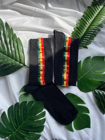 Socks with Ghana Flag