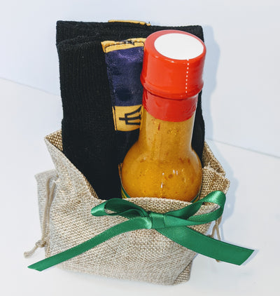 Caribbean Sauce & Socks Gift Set