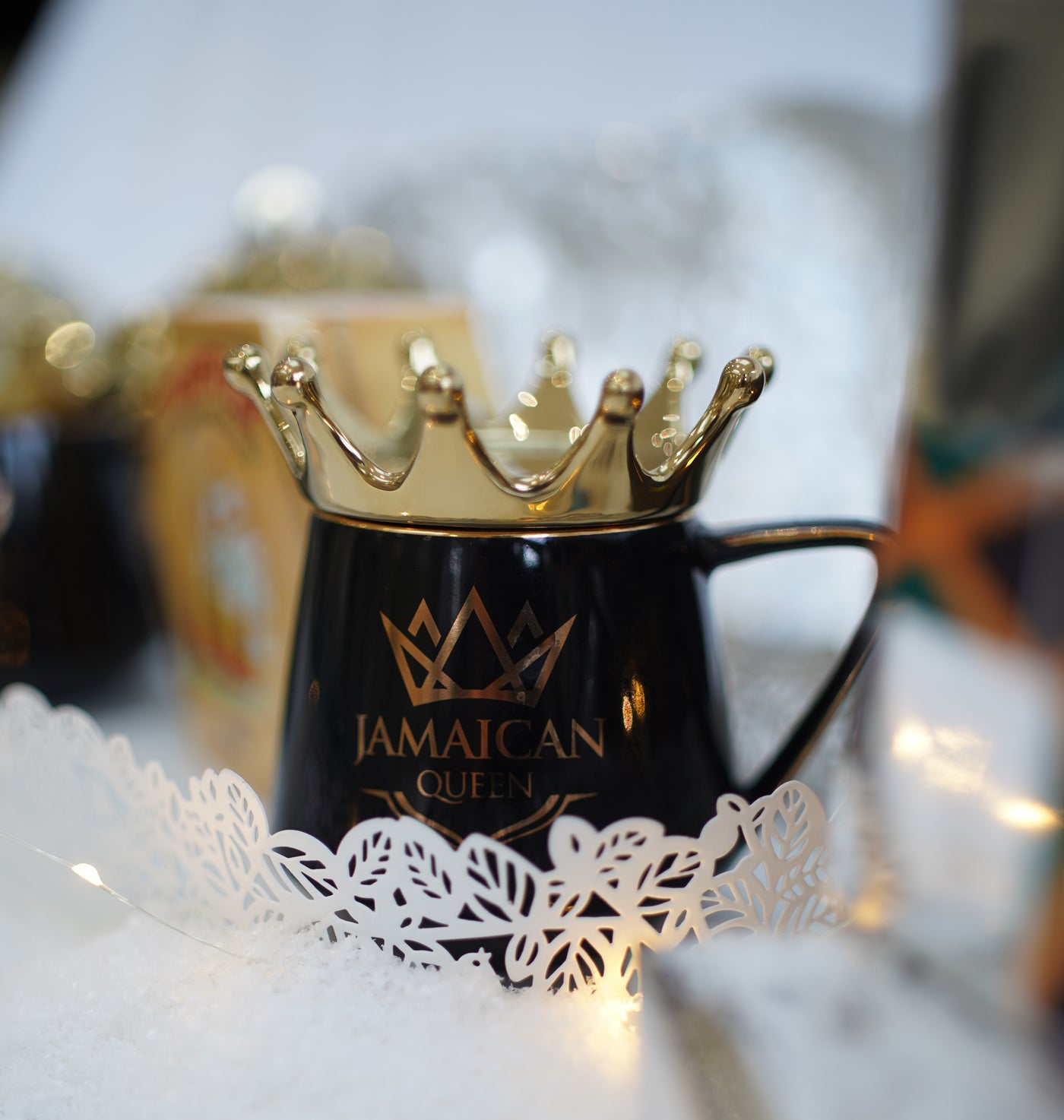 Jamaican Queen Mug and Herbal Tea