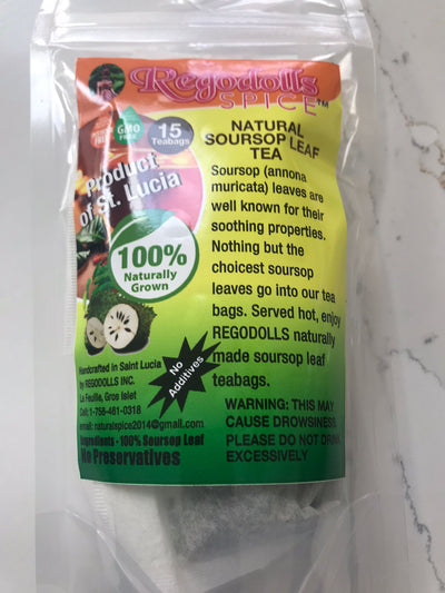 Regodolls Spice Natural Soursop Leaf Tea
