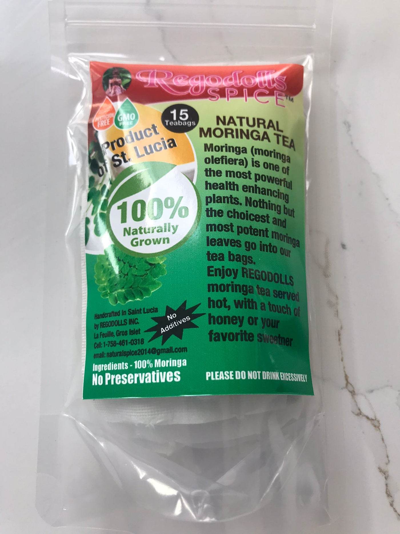 Regodolls Spice Natural Moringa Tea