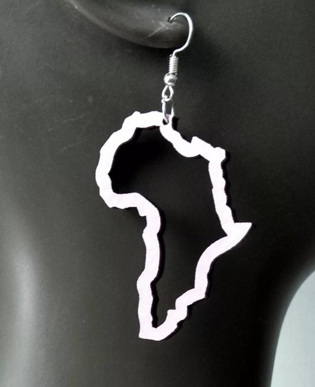 Africa Earrings - White