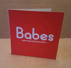 Babes Valentines Card